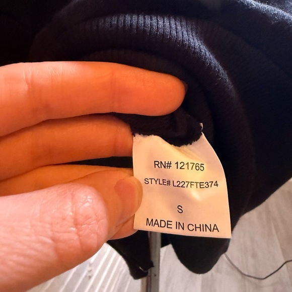 Poleci Black Goth Mock Turtleneck Sweater Dress, Women’s Size Small - Picture 12 of 13